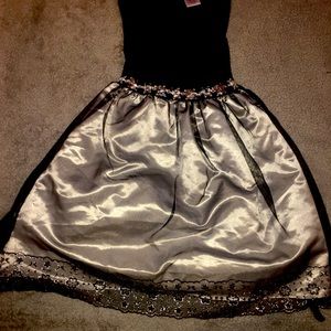 A Black and white dress:)